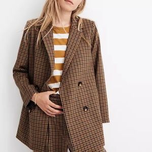 Madewell Caldwell Double Breasted Blazer